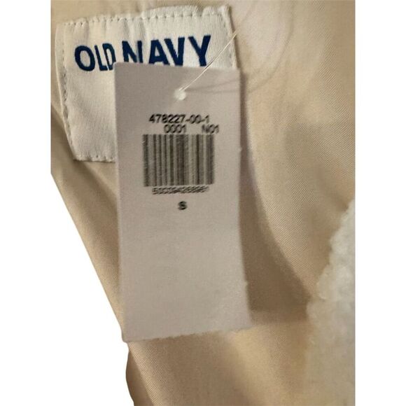 Old Navy Women's Ivory Basic Jacket Size S Button-Up Long Sleeve - Picture 5 of 8